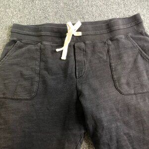 J Crew Knit Goods Vintage Fleece Joggers Sweatpants Womens Large Gray Terry